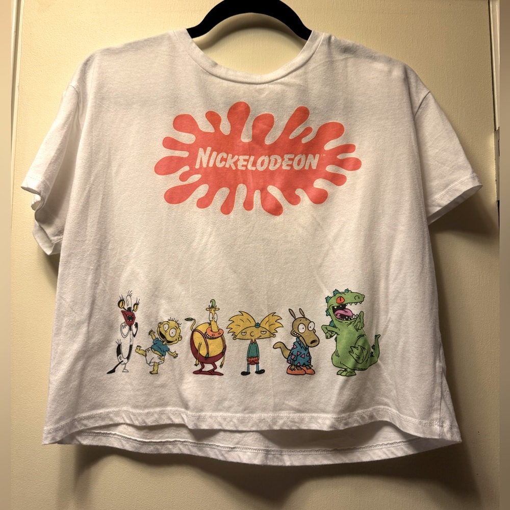 Nickelodeon White Graphic T-Shirt